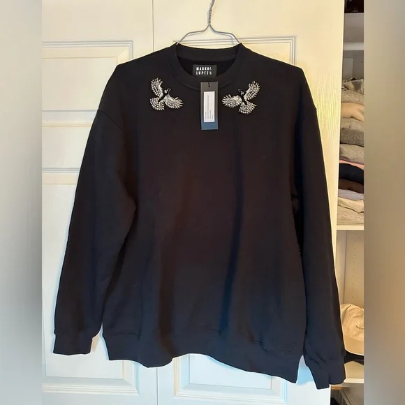 Markus Lupfer -  Jewel Sparrows Darcy Sweatshirt - Picture 3 of 4